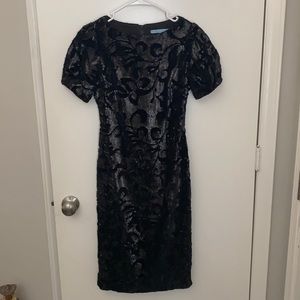 Antonio Melani velvet and sequined dress, size 0